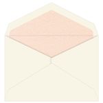 Nude Metallic Lined Ecru Envelopes