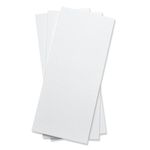 Ice Silver Flat Card - 4 x 9 1/4 Curious Metallics 111C