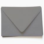 Cobblestone Gray Envelopes - A7.5 Gmund Colors Matt 5 1/2 x 7 1/2 Euro Flap 81T