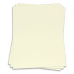 Whitewash Ivory Card Stock - 8 1/2 x 11 Construction 80lb Cover