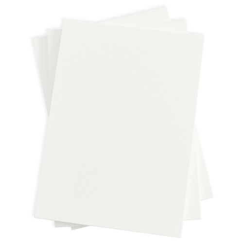 Blank White Card Stock - Multiple Sizes Available