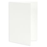 Wedding White Folded Card - A2 Gmund Cotton 4 1/4 x 5 1/2 111C