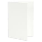 Wedding White Folded Card - A1 Gmund Cotton 3 1/2 x 4 7/8 111C