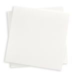 Wedding White Square Flat Card - 6 1/4 x 6 1/4 Gmund Cotton 111C