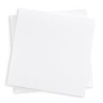 Max White Square Flat Card - 6 1/4 x 6 1/4 Gmund Cotton 111C
