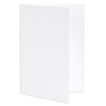 Max White Folded Card - A7 Gmund Cotton 5 1/8 x 7 111C