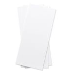 Max White Flat Card - 4 x 9 1/4 Gmund Cotton 111C