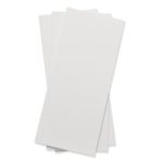 New Grey Flat Card - 4 x 9 1/4 Gmund Cotton 111C