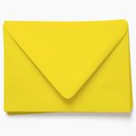 Canary Yellow Envelopes - A7.5 Gmund Colors Matt 5 1/2 x 7 1/2 Euro Flap 68T