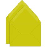 Chartreuse Double Envelopes - A7 Gmund Colors Matt 5 1/4 x 7 1/4 Euro Flap 68T