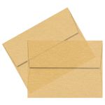 Curious Translucents Gold Envelopes - A2  4 3/8 x 5 3/4 Straight Flap 27lb