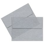 Curious Translucents Silver Envelopes - A2  4 3/8 x 5 3/4 Straight Flap 27lb