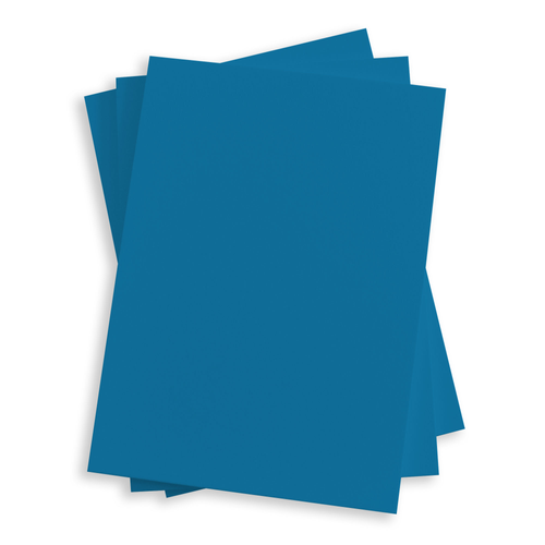 Cyan Blue Flat Card 5 Gmund Colors Matt 5 3 8 X 7 1 4 111c Lci Paper