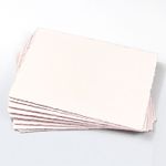 Powder Pink Deckle Edge Card - A2 Gmund Colors Matt 111C