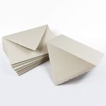 Timberwolf Gray Deckle Envelopes - A2 Gmund Colors Matt 4 3/8 x 5 3/4 81T