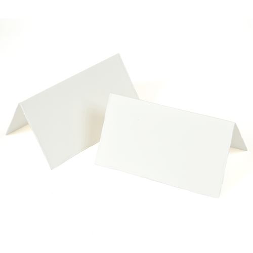 Wedding White Deckle Edge Place Card - Gmund Colors Matt 111C - LCI Paper