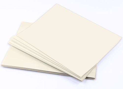 Ecru Card Stock - 11 x 17 LCI Smooth 100lb Cover - LCI Paper