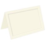 A1 LCI Smooth Ecru Blank Cards - Panel Fold, 65lb Cover