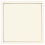 Pearl Foil Invitation, Flat Card 6 1/4 x 6 1/4, Ecru Cardstock, 80lb