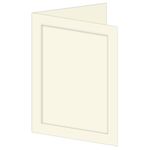 A7 LCI Smooth Ecru Blank Cards - Panel Fold, 65lb Cover