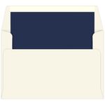 Midnight Blue Lined Envelopes - A9 Ecru 5 3/4 x 8 3/4 70T