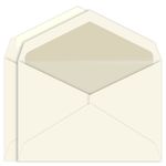 Pearl Lined Inner Outer Envelopes, Embassy Ecru