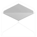 Silver Lined Inner Ungummed Envelopes, Embassy Radiant White