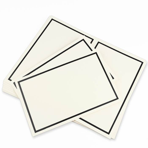 Blank Flat Cards - 32lb Bond / Matte - (5 1/2 X 8 1/2)