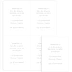 LCI Radiant White 4up Printable Card - A2 (4 1/4 x 5 1/2) Plain, 65lb Cover