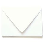 Wedding White Envelopes - A2 Gmund Cotton 4 3/8 x 5 3/4 Euro Flap 74T