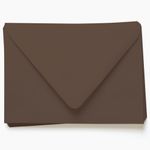 Chocolate Brown Envelopes - A2 Gmund Colors Matt 4 3/8 x 5 3/4 Euro Flap 68T