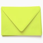 Key Lime Envelopes - A2 Gmund Colors Matt 4 3/8 x 5 3/4 Euro Flap 81T