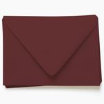 Merlot Red Envelopes - A2 Gmund Colors Matt 4 3/8 x 5 3/4 Euro Flap 68T