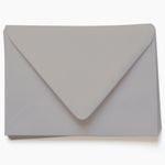 Stone Grey Envelopes - A2 Gmund Colors Matt 4 3/8 x 5 3/4 Euro Flap 68T