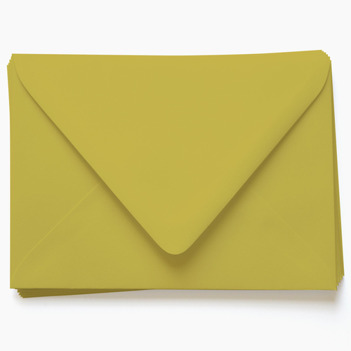 Chartreuse Envelopes - A1 Gmund Colors Matt 3 5/8 x 5 1/8 Euro