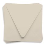 Chardonnay Beige Square Envelopes - 6 1/2 x 6 1/2 Gmund Colors Matt Euro Flap 81T