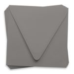 Cobblestone Gray Square Envelopes - 6 1/2 x 6 1/2 Gmund Colors Matt Euro Flap 81T