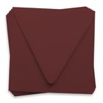 Merlot Red Square Envelopes - 6 1/2 x 6 1/2 Gmund Colors Matt Euro Flap 68T