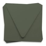 Seedling Green Square Envelopes - 6 1/2 x 6 1/2 Gmund Colors Matt Euro Flap 68T