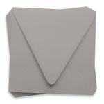 Stone Grey Square Envelopes - 6 1/2 x 6 1/2 Gmund Colors Matt Euro Flap 68T