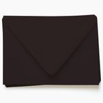 Ebony Black Envelopes - A6 Gmund Colors Matt 4 3/4 x 6 1/2 Euro Flap 68T