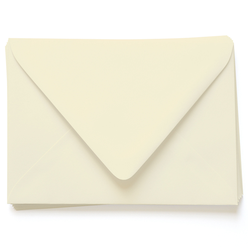  50 White A7 Envelopes - 7.25 x 5.25 - Square Flap : Office  Products