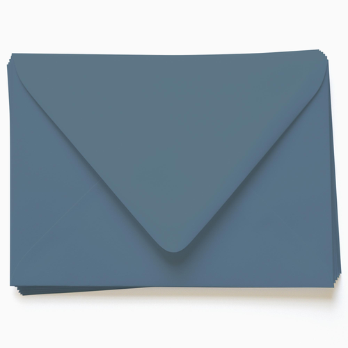Marina Blue Envelopes - A7 Gmund Colors Matt 5 1/4 x 7 1/4 Euro Flap ...