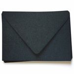 Onyx Black Envelopes - A2 Stardream Metallic 4 3/8 x 5 3/4 Euro Flap 81T