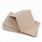 Desert Storm Brown Square Place Card - Environment Smooth 120C