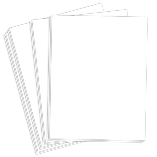 Bright White Card Stock - 8 1/2 x 11 in 100 lb Cover