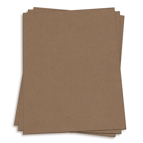 Grocer Kraft Brown Card Stock - 11 x 17 Environment Raw 80lb Cover - LCI  Paper