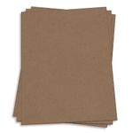 Grocer Kraft Brown Card Stock - 26 x 40 Environment Raw 80lb Cover