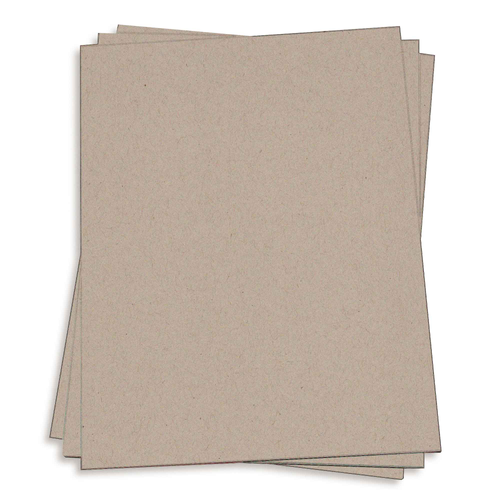 Light Gray Card Stock - 26 x 40 in 100 lb Cover Felt 30% Recycled