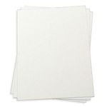 Moonrock White Card Stock - 8 1/2 x 11 Environment Smooth 80lb Cover